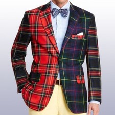 Veste Tartan Moderne Pour