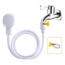 Tuyau de fixation de douche pour baignoire pour robinet avec design portable et