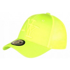 Casquette NY Filet Jaune Fluo