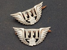 U16/09/25 (CBR194) LOT DE 2 INSIGNES FFI EN l'ETAT 39/45 WW2