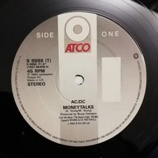 AC/DC Moneytalks Single Vinyle