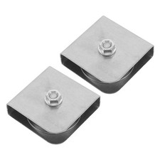  2 Pcs Poulie De Mât Drapeau En Acier Inoxydable Mouflage Accessoires Pour Mâts