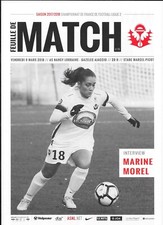 Feuille de match N°15 ASNL -