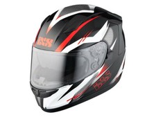 iXS Casque Intégral Hx 420 Vitesse Noir-Rouge-Blanc de Moto En Fibre Verre