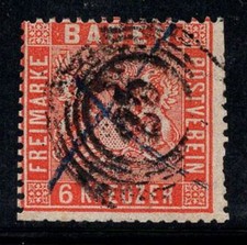 Baden 1860 Mi. 11 Oblitéré