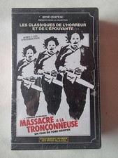 VHS Massacre à la tronçonneuse Tobe Hooper Texas Chainsaw horreur still sealed