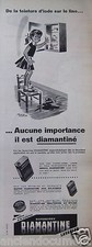 PUBLICITÉ 1958 DIAMANTINE