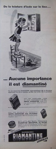 Publicité 1958 diamantine - 1958,