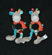 Lot 2 peluche doudou girafe