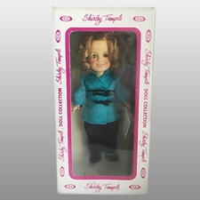 1982 SHIRLEY TEMPLE DOLL "Stowaway" 7.5" - Open box...never used.