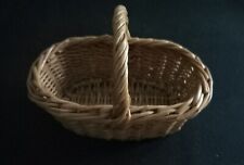 ANCIEN PETIT PANIER  DE POUPEE  EN OSIER  DINETTE ENFANT JOUET