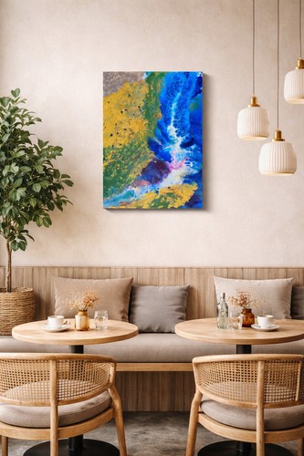 Tableau abstrait moderne 30x40