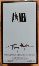 collector rarissime A MEN MUGLER vaporisateur métal rechargeable 100 ml vide