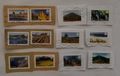 Timbres oblitérés série