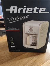 cafetiere marque ariete a filtre intégré neuve , très peu servie 