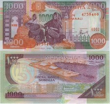 SOMALIE billet neuf de 1000