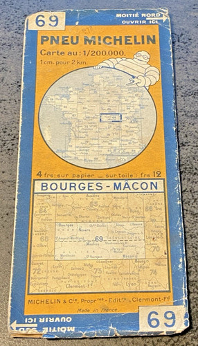 Carte michelin 69 - michelin,