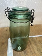 Bocal BOCAUX anciens VERRE VERT Solidex 1 litre Ustensiles, Cuisine N.1