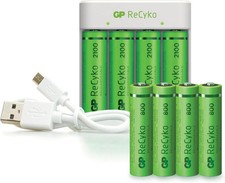 Chargeur E411 avec 4 accumulateurs AA/AAA ReCyko - GP