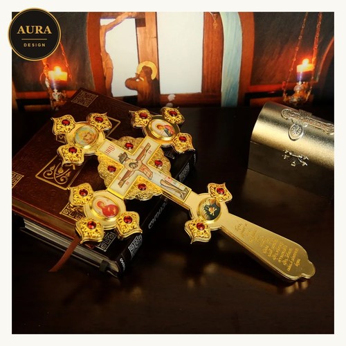 Croix orthodoxe avec - jésus, et