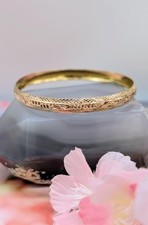 Bracelet jonc avec motifs Or 750 Millième (18 CT) 11,71g