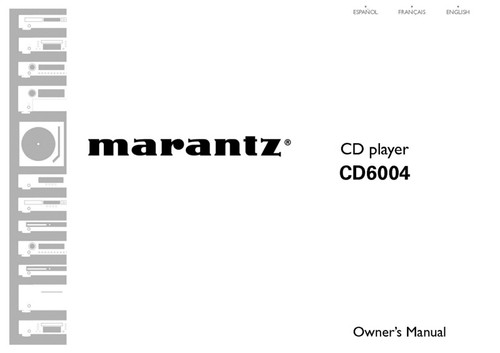 Marantz cd6004 player - marantz,