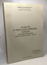An analysis of french lexical borrowing in english (on the basis of the