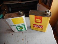 Ancien Bidon Huile lot de 2