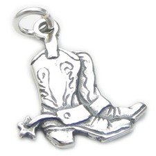 Cowboy Boots 2D breloque en