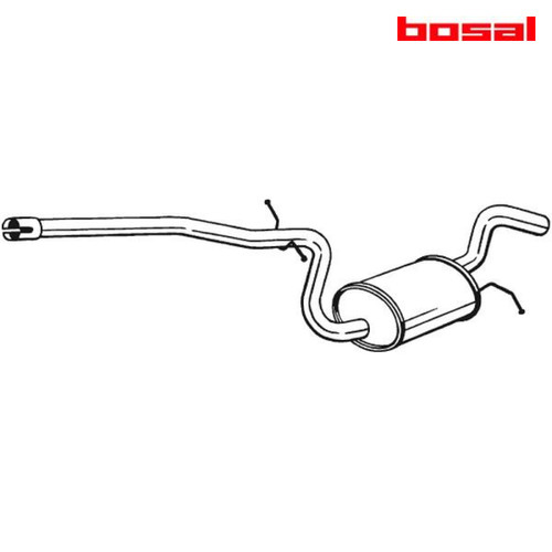 Centre muffler bosal - muffler, 285459