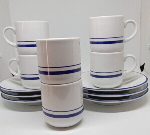 Lot tasses soucoupes - 6,