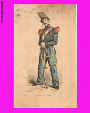 PLANCHE Elève de l'Ecole Militaire de Saumur F.CHARY 1842