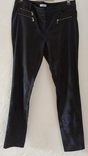 Pantalon Zapa avec motifs noir et bleu marine. T 40