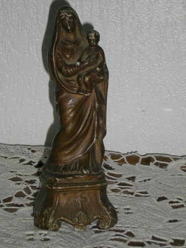 Ancienne statuette vierge - ancienne,
