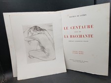Maurice de Guérin / André Michel - LE CENTAURE - LA BACCHANTE - Pointes sèches