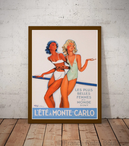 Poster affiche ete monte - poster-affiche, a