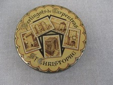 Ancienne boîte de Berlingots de Carpentras  ST-CHRISTOPHE - diamètre : 12 cm
