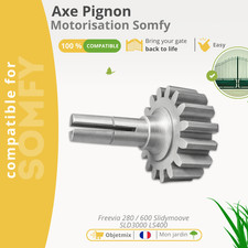 Axe Pignon Moteur Somfy-