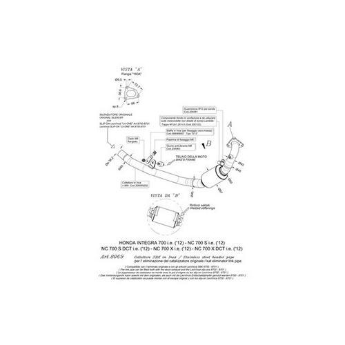 Décatalyseur leovince sbk - décatalyseur,
