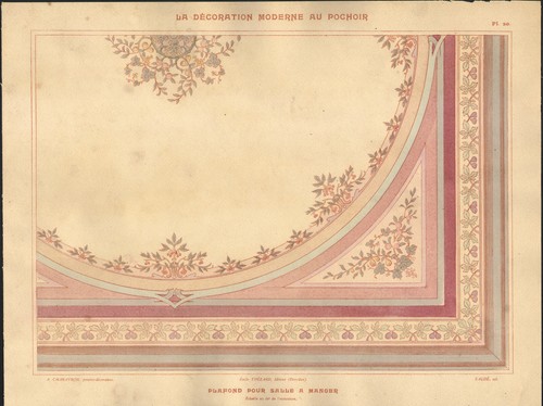 1900 grande lithographie art - grande,