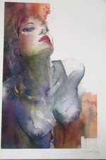 T belle estampe sensuelle