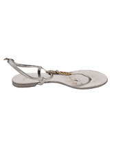 Sandales Giuseppe Zanotti taille argent ton cristal orné Hali Tropical