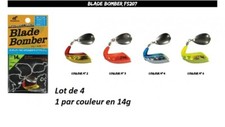 Lot / tête plombée palette leurre madai Hayabusa Blade Bomber FS207 14g lot de 4