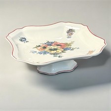Villeroy & Boch Compotier Carré sur Pied  - Aspera - Wallerfangen -c 1880–1910