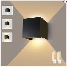 Lureshine 1 Pack Applique Murale Extérieur Angle de Faisceau Réglable Chambre L