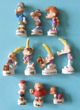 Série complète de 10 fèves mates Titeuf