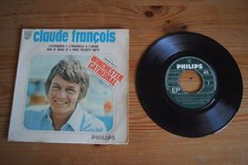 CLAUDE FRANCOIS J TRAVAILLE A L USINE WINCHESTER CATHEDRAL EP 1966 AVEC STICKER