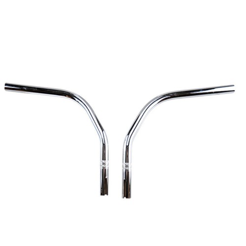 Paire guidon chromé pour - guidon,