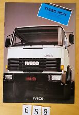 IVECO GAMME ROUTIER 19 - 38 t TURBO 190.24 Prospectus 12 pages Fr 07/1985