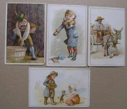 Chromos enfants biscuiterie - enfants,